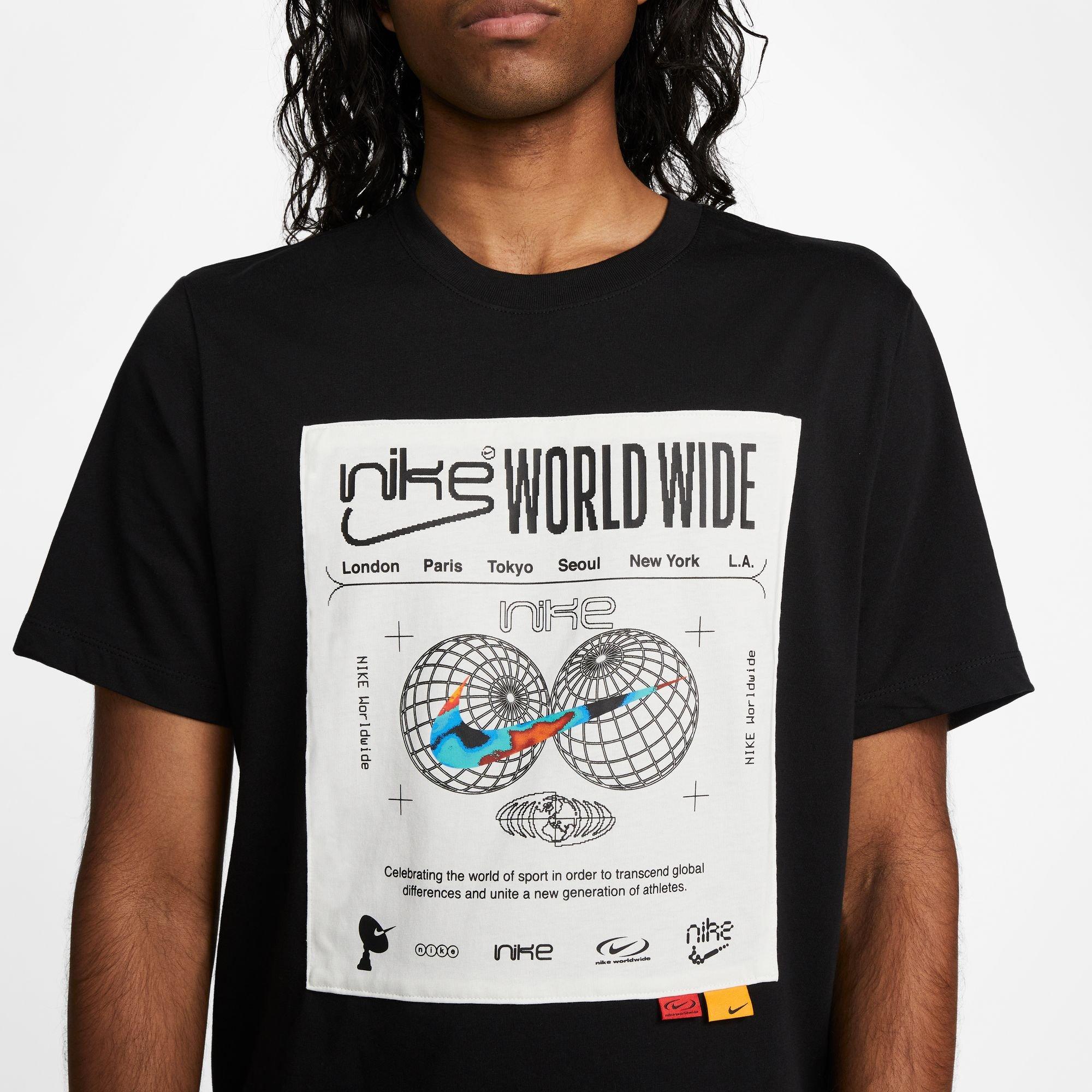 Nike Men s Sportswear Worldwide Tee Black